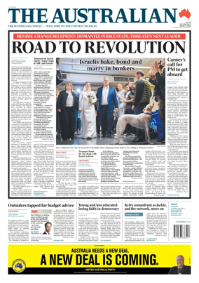 Cover of The Australian