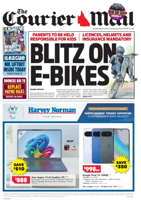 Cover of The Courier-Mail