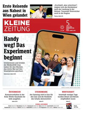 Cover of Kleine Zeitung Steiermark