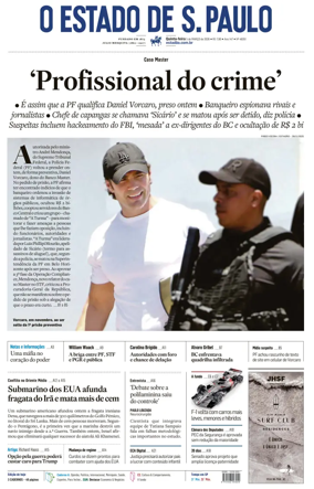 Cover of O Estado de S. Paulo