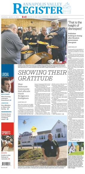 Cover of Annapolis Valley Register