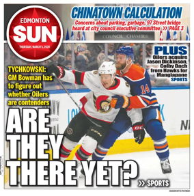 Cover of Edmonton Sun
