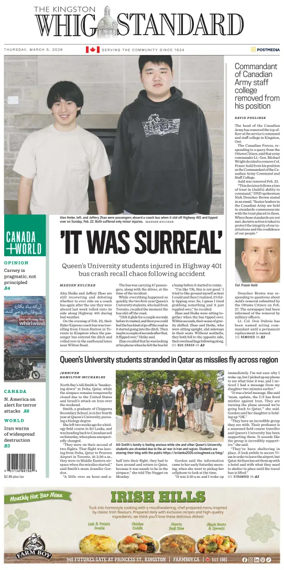 Cover of Kingston Whig-Standard