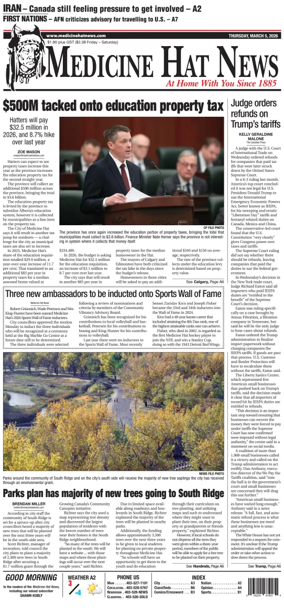 Cover of Medicine Hat News