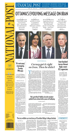 Cover of National Post - (National Edition)