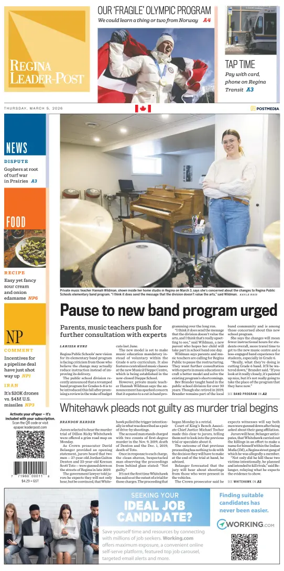 Cover of Regina Leader-Post