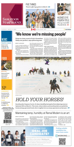 Cover of Saskatoon StarPhoenix