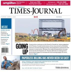 Cover of St. Thomas Times-Journal
