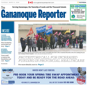 Cover of The Gananoque Reporter