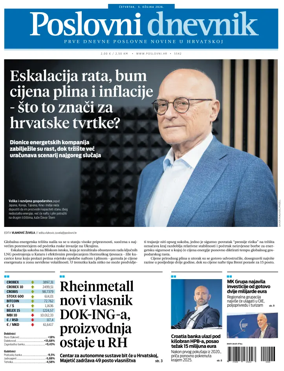 Cover of Poslovni Dnevnik