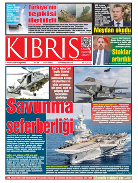 Cover of Kibris Gazetesi