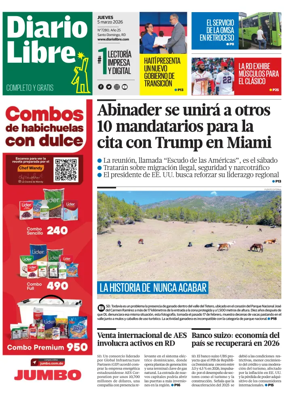 Cover of Diario Libre (Republica Dominicana)