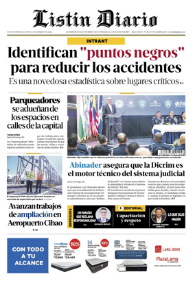 Cover of Listin Diario
