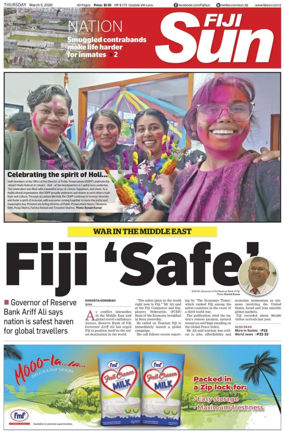 Cover of Fiji Sun