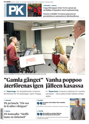 Cover of Pargas Kungorelser - Paraisten Kuulutukset