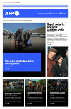 Cover of AFP English