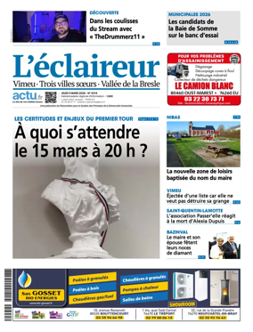 Cover of L'Eclaireur (Vimeu Trois villes soeurs Vallee de la Bresle)