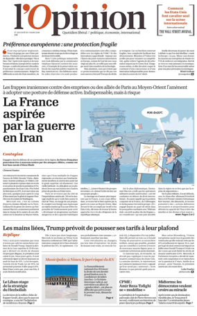 Cover of L'Opinion