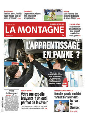 Cover of La Montagne (Clermont-Metropole)