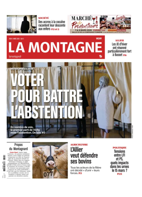 Cover of La Montagne (Vichy)
