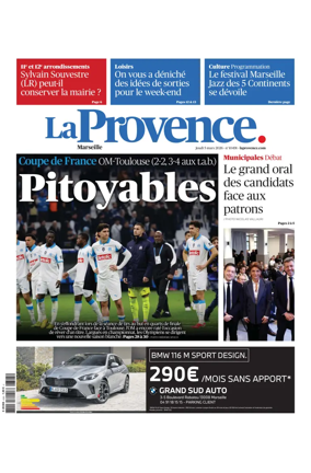 Cover of La Provence Marseille