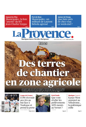 Cover of La Provence Martigues-Istres-Vitrolles-Marignane