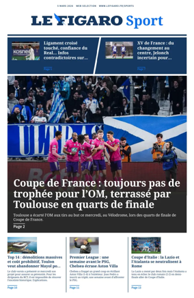 Cover of Le Figaro Sport