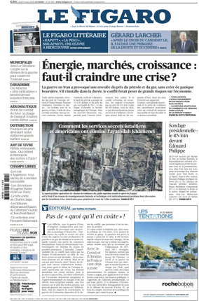 Cover of Le Figaro
