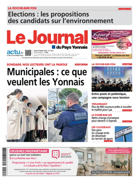 Cover of Le Journal du Pays Yonnais