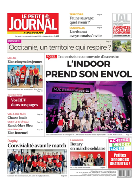 Cover of Le Petit Journal - L'hebdo local de l'Aveyron