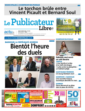 Cover of Le Publicateur Libre