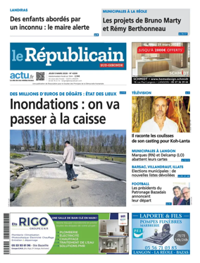 Cover of Le Republicain (Sud-Gironde)