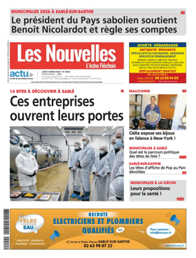 Cover of Les Nouvelles - L'Echo Flechois (FL)