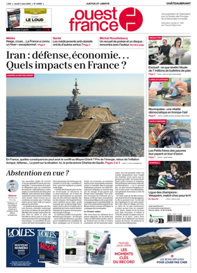 Cover of Ouest France (Chateaubriant)