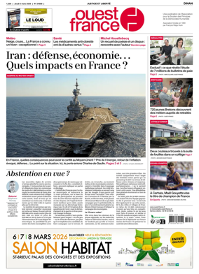 Cover of Ouest France (Dinan)