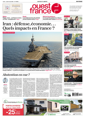 Cover of Ouest France (Mayenne)