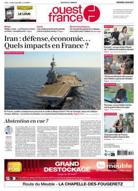 Cover of Ouest-France (Rennes Sud-Est)