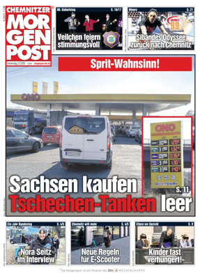 Cover of Chemnitzer Morgenpost