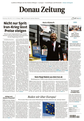 Cover of Donau Zeitung