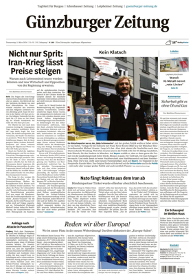 Cover of Guenzburger Zeitung