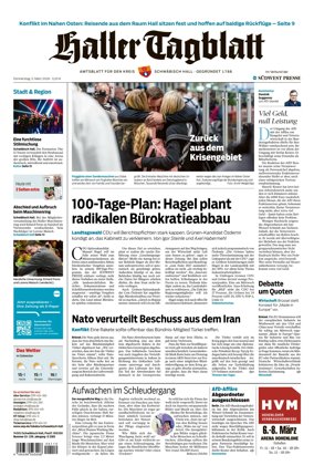 Cover of Haller Tagblatt
