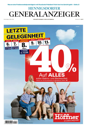Cover of Hennigsdorfer Generalanzeiger