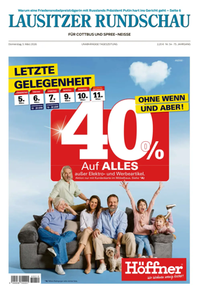 Cover of Lausitzer Rundschau