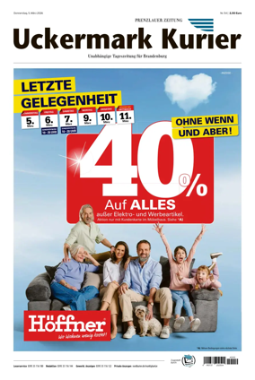 Cover of Prenzlauer Zeitung