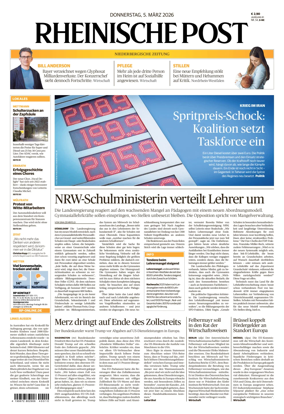 Cover of Rheinische Post Mettmann