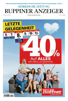 Cover of Ruppiner Anzeiger