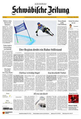 Cover of Schwabische Zeitung (Alb-Donau)