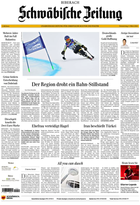 Cover of Schwabische Zeitung (Biberach)
