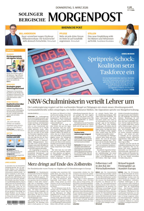 Cover of Solinger Bergische Morgenpost/Remscheid