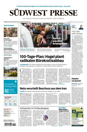 Cover of Sudwest Presse